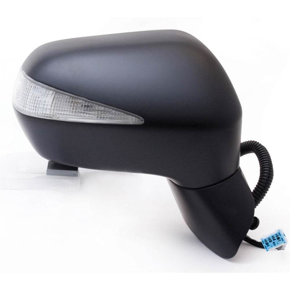 0611 HONDA CIVIC HYBRID RH POWER FOLDAWAY OE MIRROR BLACK PTM W/TURN SIGNAL
