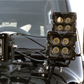 ~(10 lbs. 28X8X5)~ Jeep JL A-Pillar Dual Pod/Single 42in Light Bar Cowl Mount