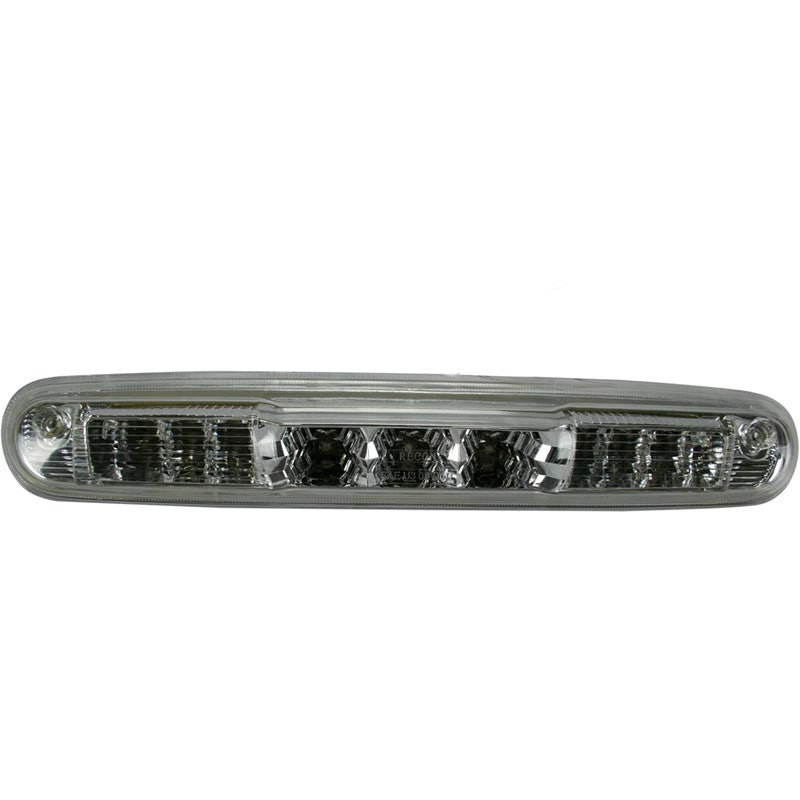 ~(2 lbs. 17X6X4)~ GMC and Chevy 07-13 Sierra and Silverado (2nd GEN) - Red LED 3rd Brake Light Kit w/ White LED Cargo Lights - Clear Lens