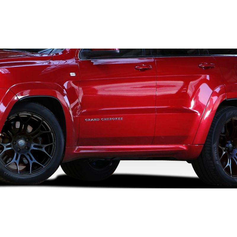 2011-2015 Jeep Grand Cherokee Duraflex SRT Look Side Skirt Rocker Panels - 2 Piece