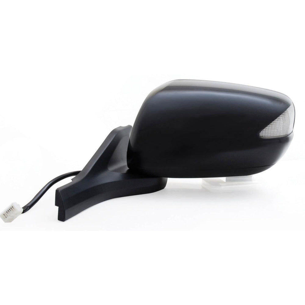 1012 HONDA INSIGHT EX LH HEATED POWER FOLDAWAY OE MIRROR BLACK PTM COVER W/TURN