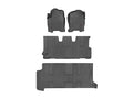 WeatherTech Black Front Rear and Rear Floorliners for Vinyl Floors Fits -20-19 NV Passenger 441117-1-2-3V