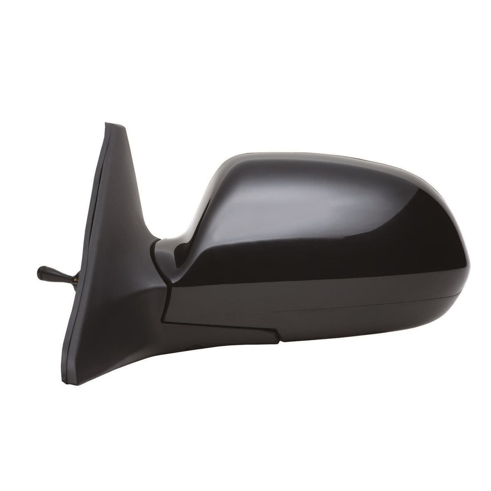 0204 KIA SPECTRA LH MANUAL REMOTE FOLDAWAY OE MIRROR TEXTURED BLACK PTM COVER