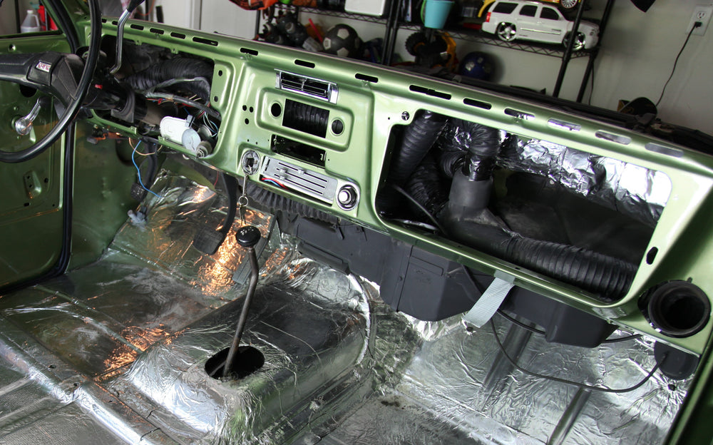 COMPLETE SUV INSULATION KIT POLYMER BLACK BACKING SILVER