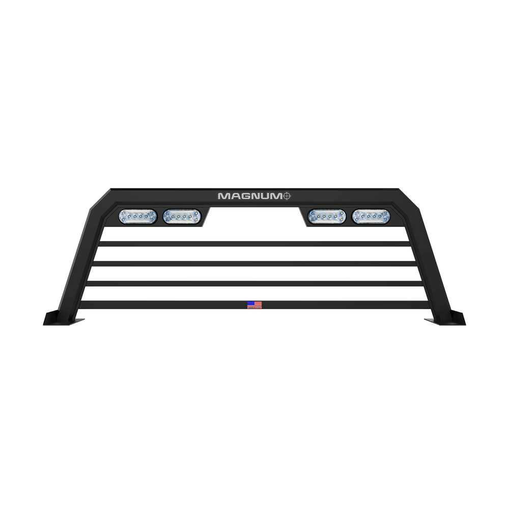 24C SILVERADO 2500/3500 HIGH PRO HEADACHE RACK/BARS/LIGHTS MATTE BLACK