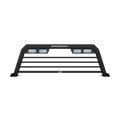 24C SILVERADO 2500/3500 HIGH PRO HEADACHE RACK/BARS/LIGHTS MATTE BLACK