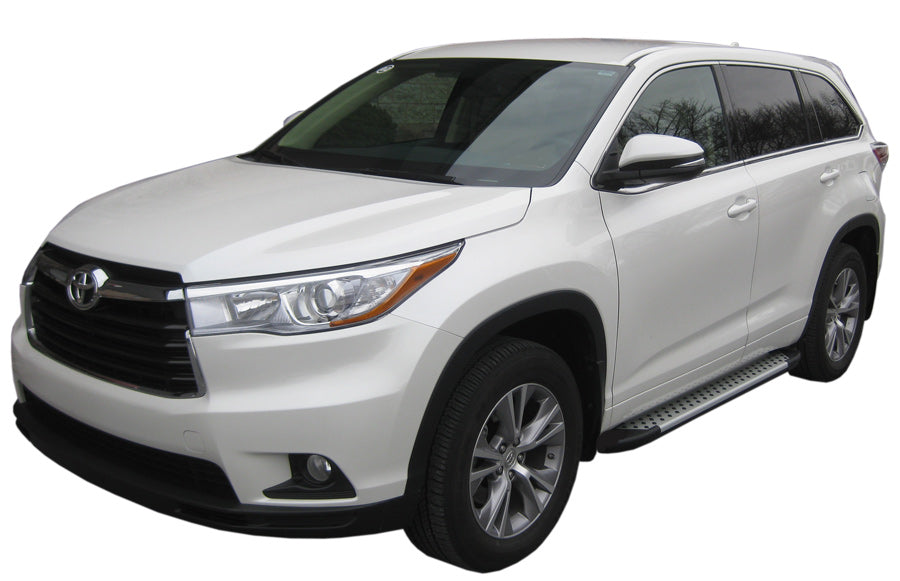 1419 HIGHLANDER BOLT ON TUBULAR SILVER RAL RUNNING BOARD