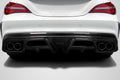 2014-2016 Mercedes CLA Class Carbon Creations Burnout Rear Diffuser - 1 Piece