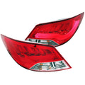 1213 ACCENT LED RED/CLEAR TAIL LIGHTS