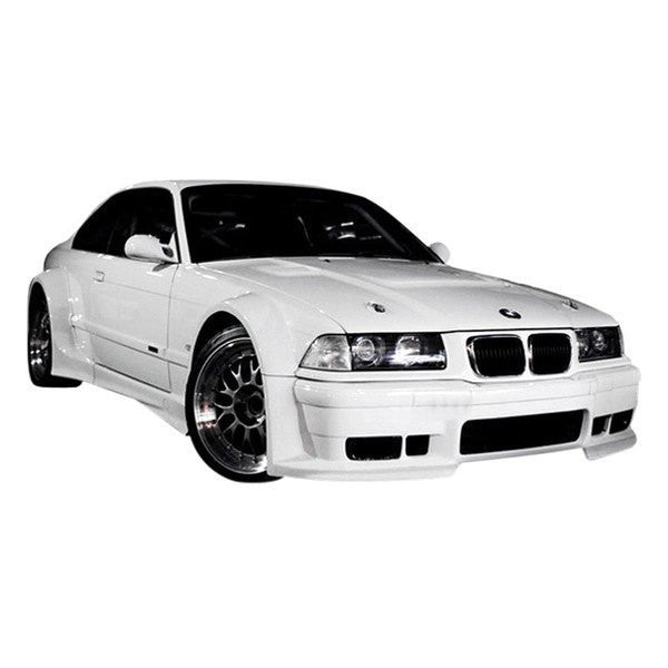 1992-1998 BMW 3 Series E36 2DR Duraflex GT500 Wide Body Rear Fender Flares - 2 Piece