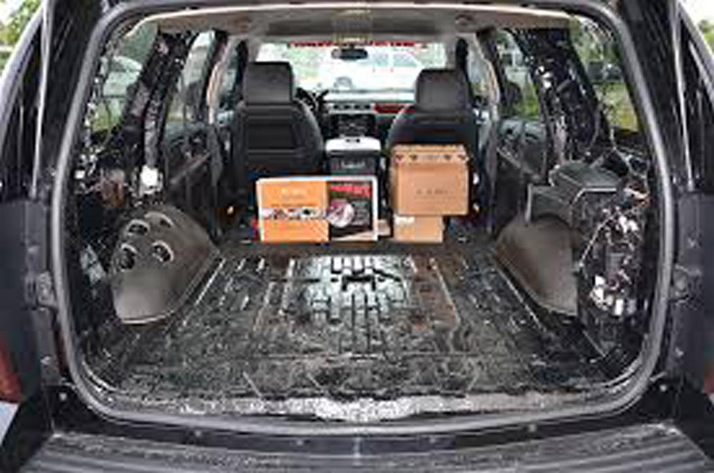 CARGO CUSTOM INSULATION KIT POLYMER BLACK BACKING SILVER