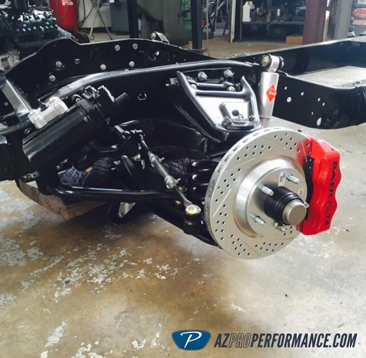 13" Track4 Brake Sys Fr Slvr 88-98 C1500