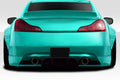 2008-2015 Infiniti G Coupe G37 Q60 Duraflex LBW Rear Diffuser - 3 Piece
