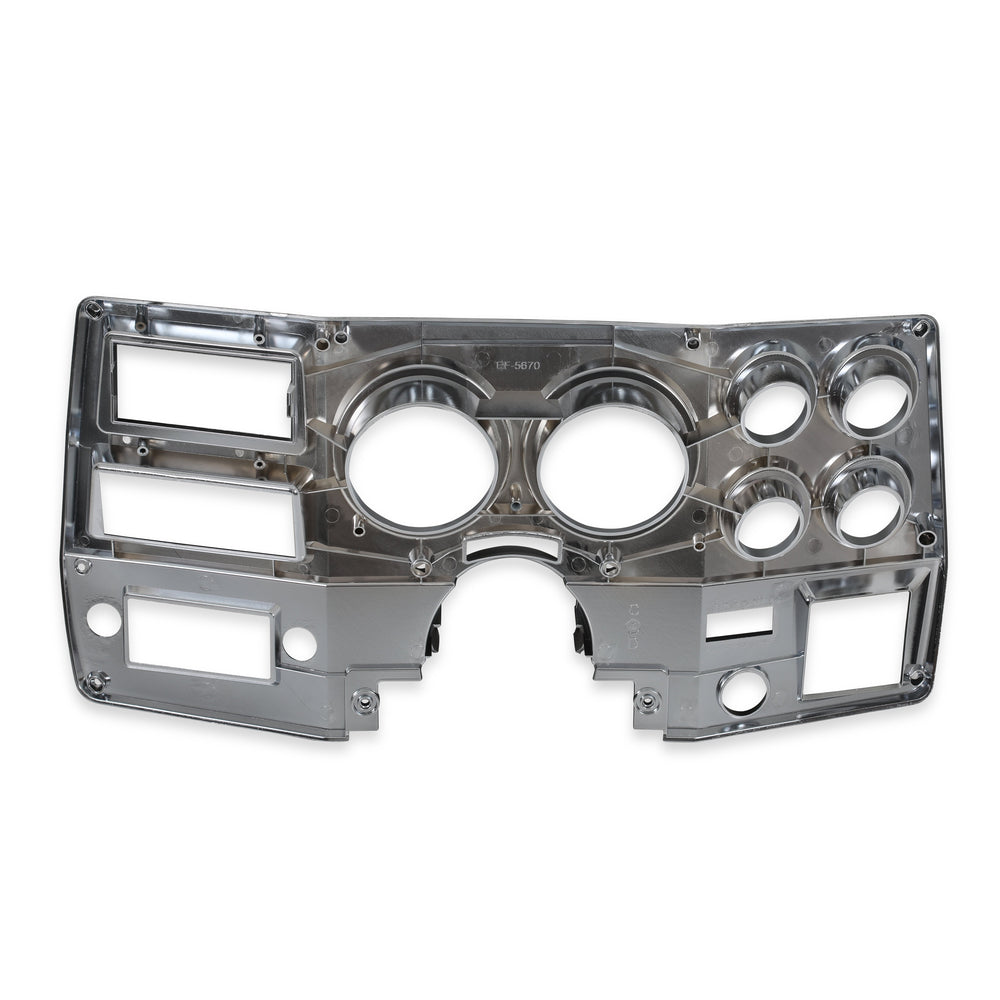 75-77 CHVY INSTRUMENT BEZEL-W/A/C-BLK