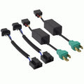 7" RD BLK LED HDLT SET W/HALO