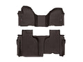 WeatherTech Cocoa Front and Rear Floorliners - Over The Hump Fits -20-26 Chevrolet 4714911-4714366
