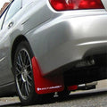 Rally Armor 02-07 Subaru WRX/STI/RS/2.5i (Wagons Req. Mod.) Red UR Mud Flap w/White Logo