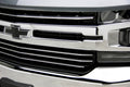 Billet Grille Horizontal Round Polished Aluminum 4 Pc Overlay