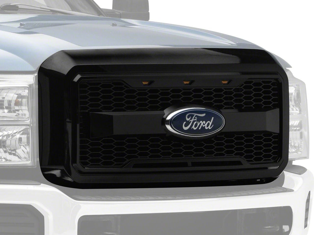 RAPTOR STYLE MESH GRILLE W/ AMBER L