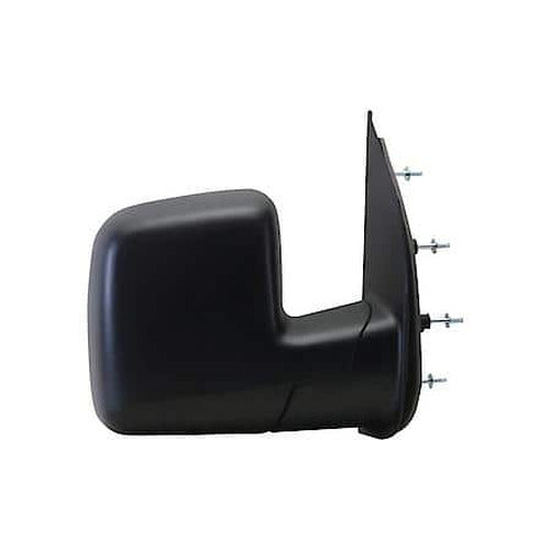 0204 FORD ECONOLINE VAN RH MANUAL FOLDAWAY OE MIRROR TEXTURED BLACK W/O PUDDLE LAMP DUAL GLASS
