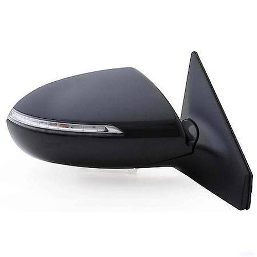 1112 KIA SPORTAGE RH POWER FOLDAWAY OE MIRROR BLACK PTM W/TURN SIGNAL