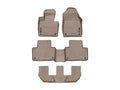 WeatherTech Tan Front Rear and Rear Floorliners Fits -22-26 Ford 4517161-451575-2-4