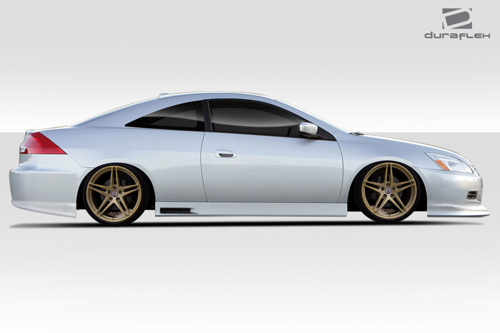 2003-2007 Honda Accord 2DR Duraflex C-2 Body Kit - 4 Piece - Includes C-2 Front Bumper (114657) C-2 Side Skirts (114658) V-speed Rear Bumper (100436)