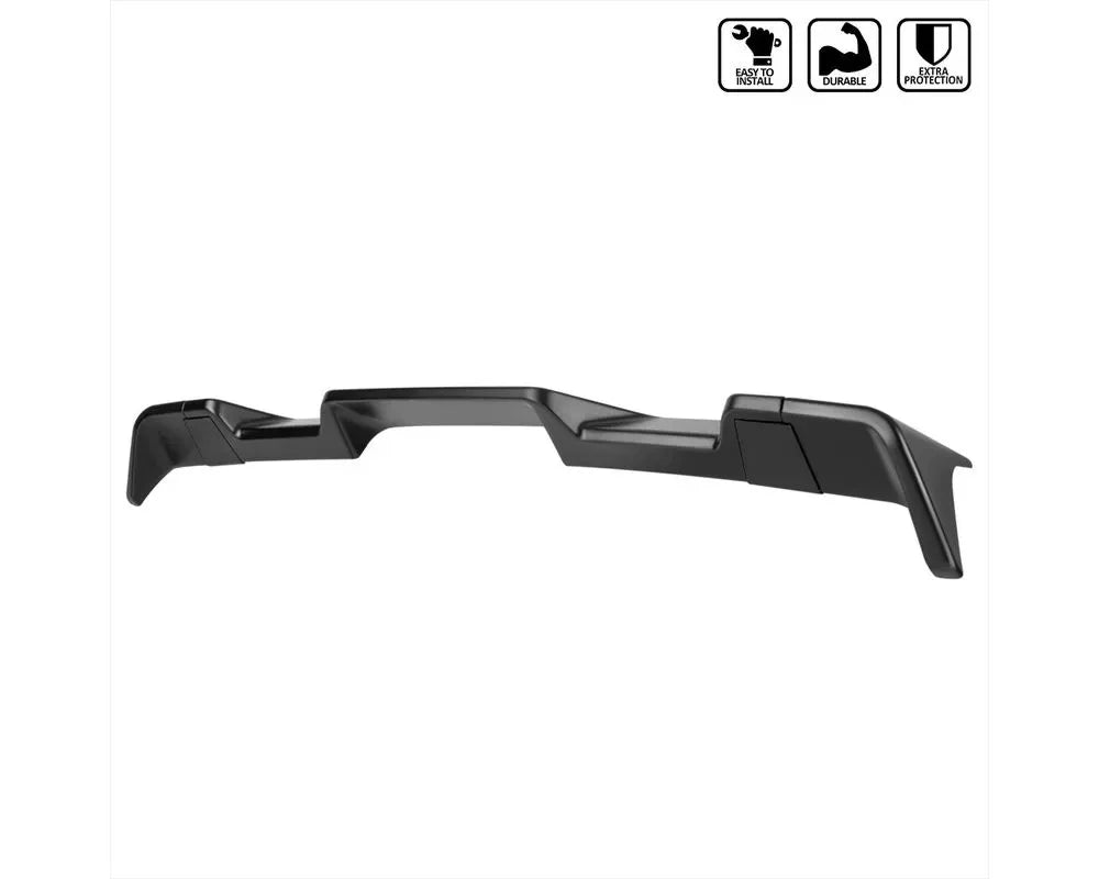 1500 CAB SPOILER MATTE BLACK - 3 PIECES