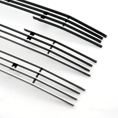 Billet Grille Polished Aluminum 3 Pc Overlay