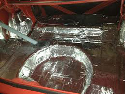 COMPLETE TRUNK INSULATION KIT POLYMER BLACK BACKING SILVER