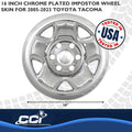 WS 05-23 TACOMA CHROME 16" 5 SPOKE