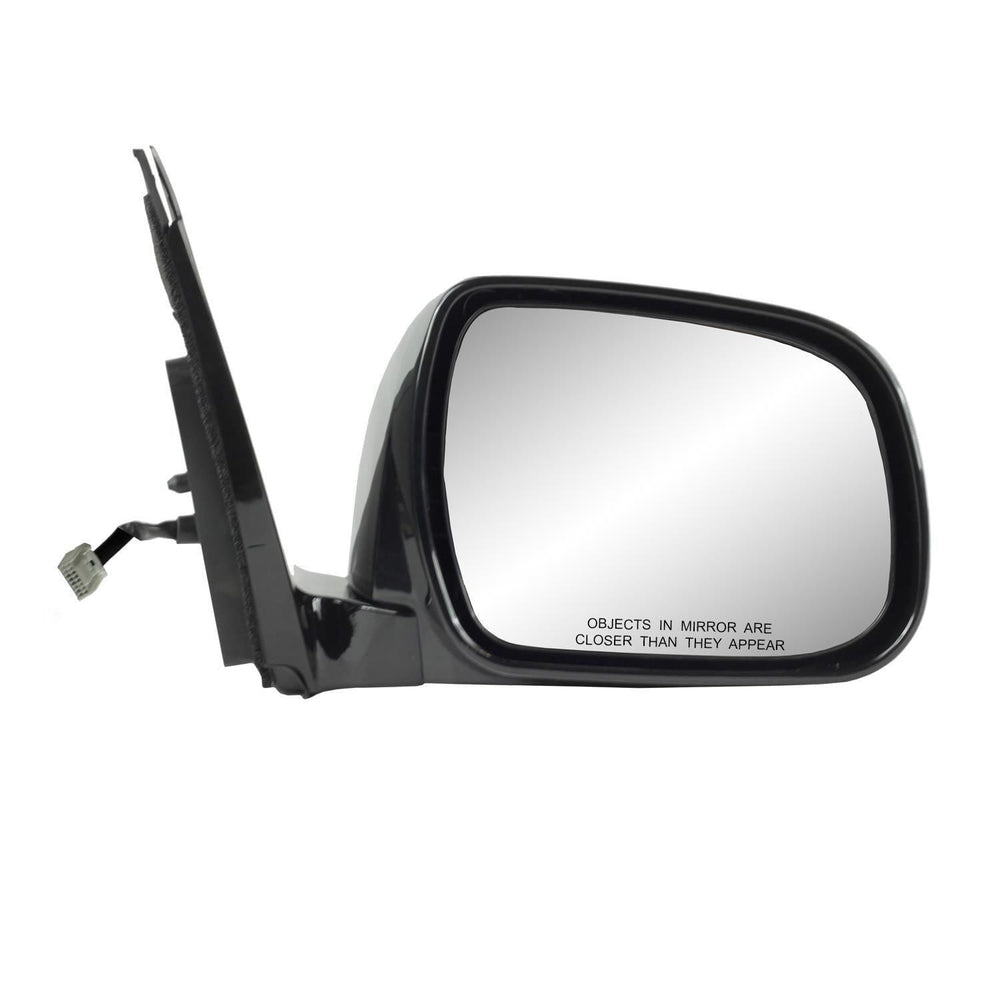 97 FORD EXPEDITION LH PWR FOLDAWAY OE MIRROR BLK CHROME COVER W/O TURN SIGNAL