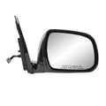 97 FORD EXPEDITION LH PWR FOLDAWAY OE MIRROR BLK CHROME COVER W/O TURN SIGNAL