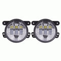 FOG LIGHTS - 4 INCH SILVER