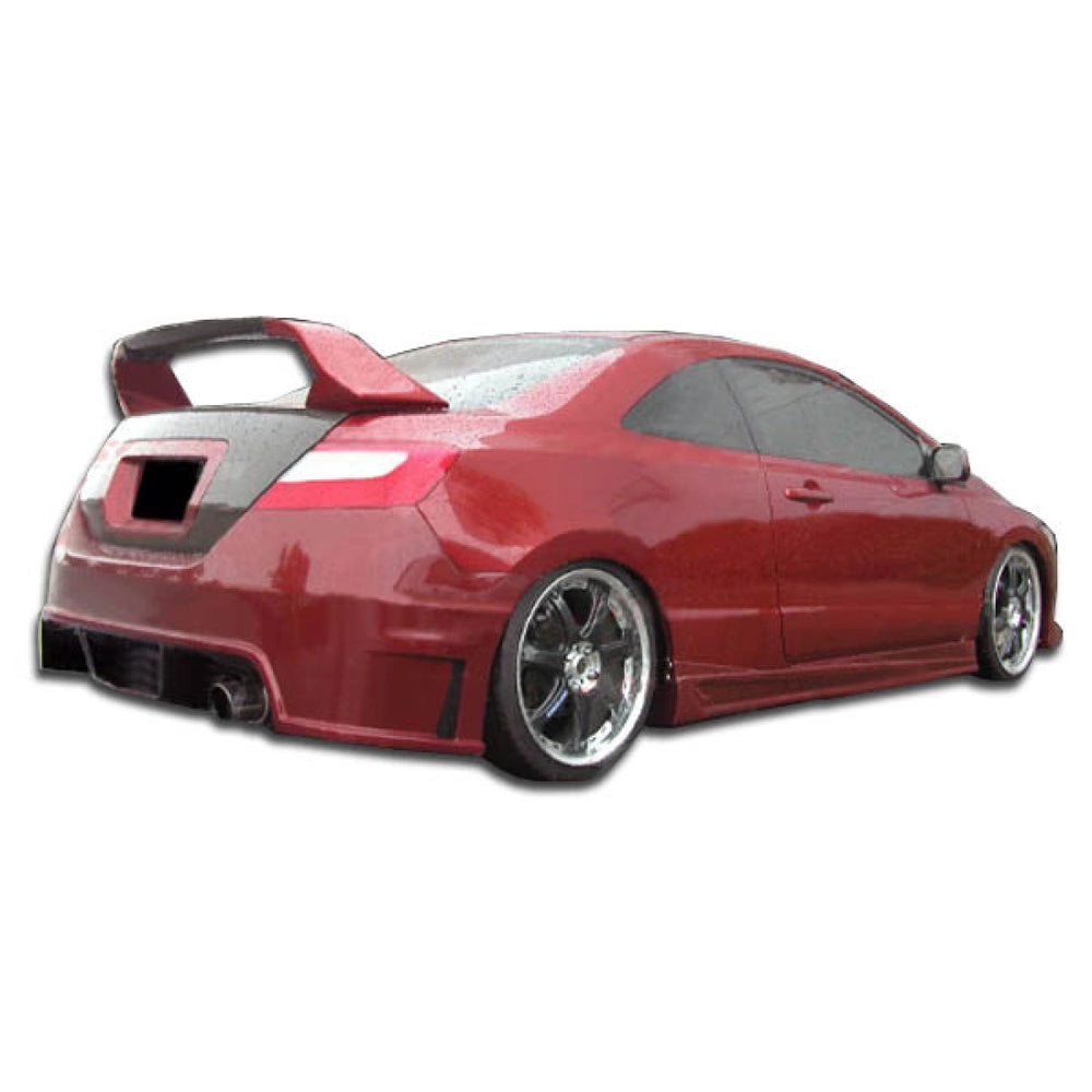 2006-2011 Honda Civic 2DR Duraflex Sigma Rear Bumper Cover - 1 Piece