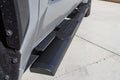 22C TUNDRA CREWMAX CAB 5IN OVAL STYLE SLIDE TRACK RUNNING BOARDS BLACK TXD ALUMINUM