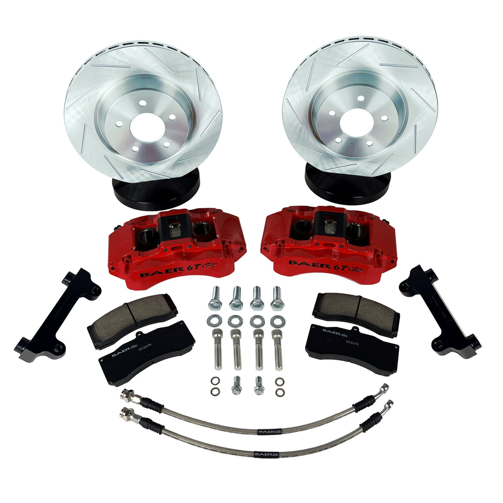 07C WRANGLER GLADIATOR 6T SERIES 13.5IN FRONT BRAKE KIT W/ MONSTER GREEN CALIPE