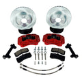 07C WRANGLER GLADIATOR 6T SERIES 13.5IN FRONT BRAKE KIT W/ MONSTER GREEN CALIPE