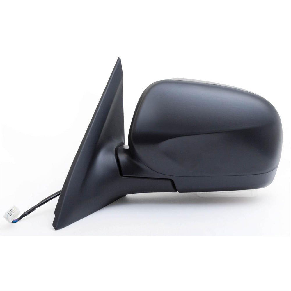 0910 SUBARU FORESTER LH POWER FOLDAWAY OE MIRROR BLACK PTM COVER