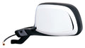 9296 FORD BRONCO/F150F350 LH POWER FOLDAWAY OE MIRROR BLACK W/CHROME COVER PADDLE DESIGN