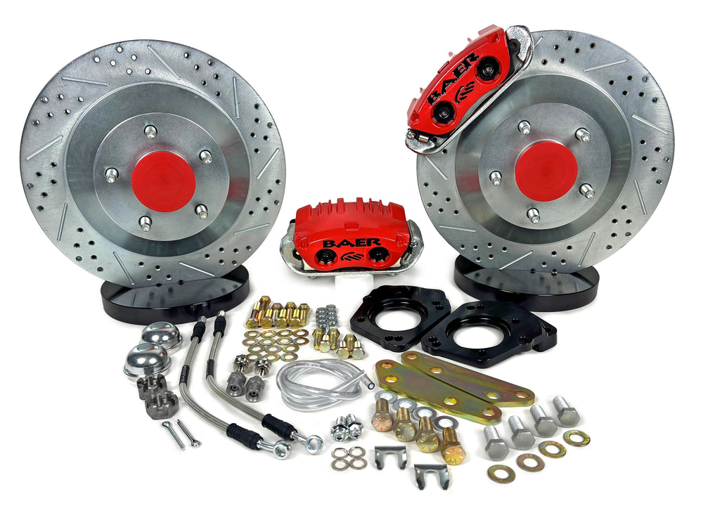 13" CLASSIC SERIES BRAKE KIT FRT RED