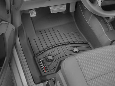 WeatherTech Black Front and Rear Floorliners for Vinyl Floors Fits -20-26 F-250 F-350 F-450 F-550 4410511V-4410124V