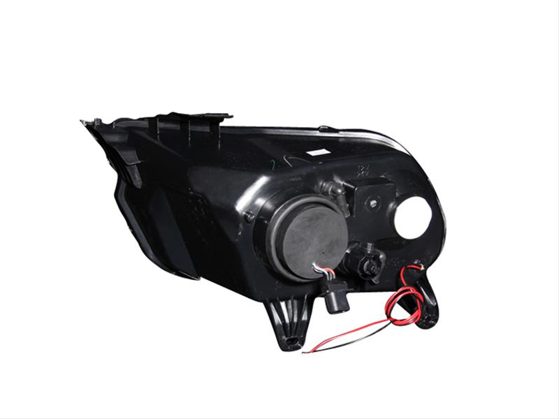 1014 MUSTANG PROJECTOR HALO CHROME CLEAR (CCFL HEADLIGHTS