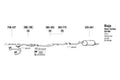 DIRECT-FIT MUFFLER - 03-06 SUBARU B