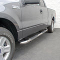 0410 F150 SUPER CAB 3IN STAINLESS STEEL NERF BARS