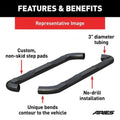 0914 F150 SUPERCREW BLK NERF BARS