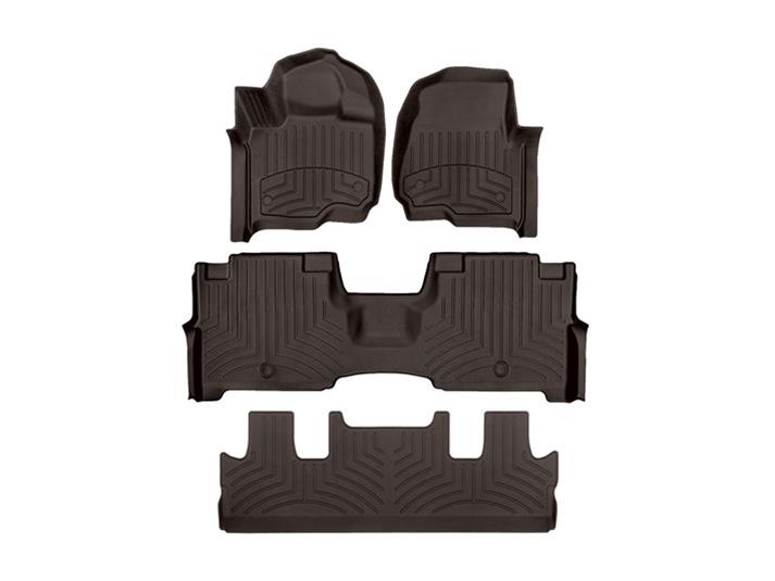 WeatherTech Cocoa Front Rear Rear FloorLiner HP Fits -20-24 Navigator L 471295-1-7-9IM