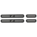 21C BRONCO 2 DOOR (W/BRONCO ETCHING) DOOR SILLS STAINLESS STEEL (2 PCS)