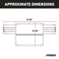 GRILL GUARD, 1 PC, STAINLESS