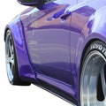 2010-2016 Hyundai Genesis Coupe 2DR Duraflex Circuit 75 MM Front Fender Flares - 2-piece